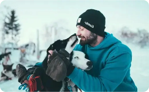 Dog sledding in Tromsø