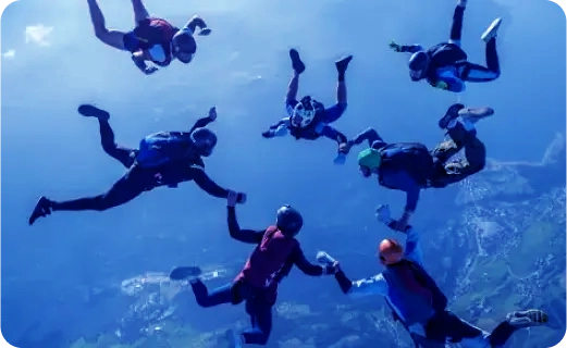 Skydiving on Voss